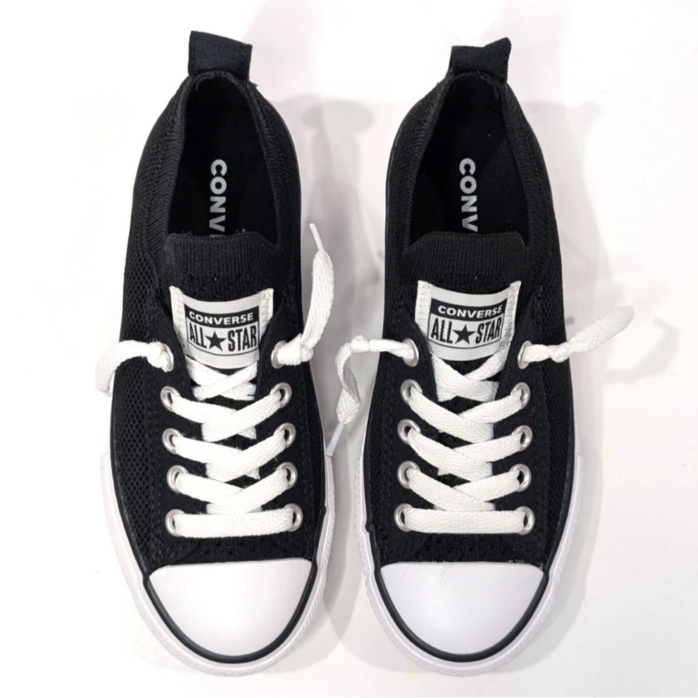 Converse CTAS Knit Black/White Girl's Slip On Sneakers - Asst Sizes NWB A06002F